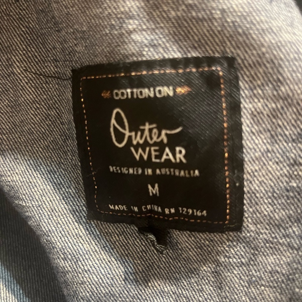 Cotton On Outerwear Denim Sleeveless vest - Picture 8 of 8